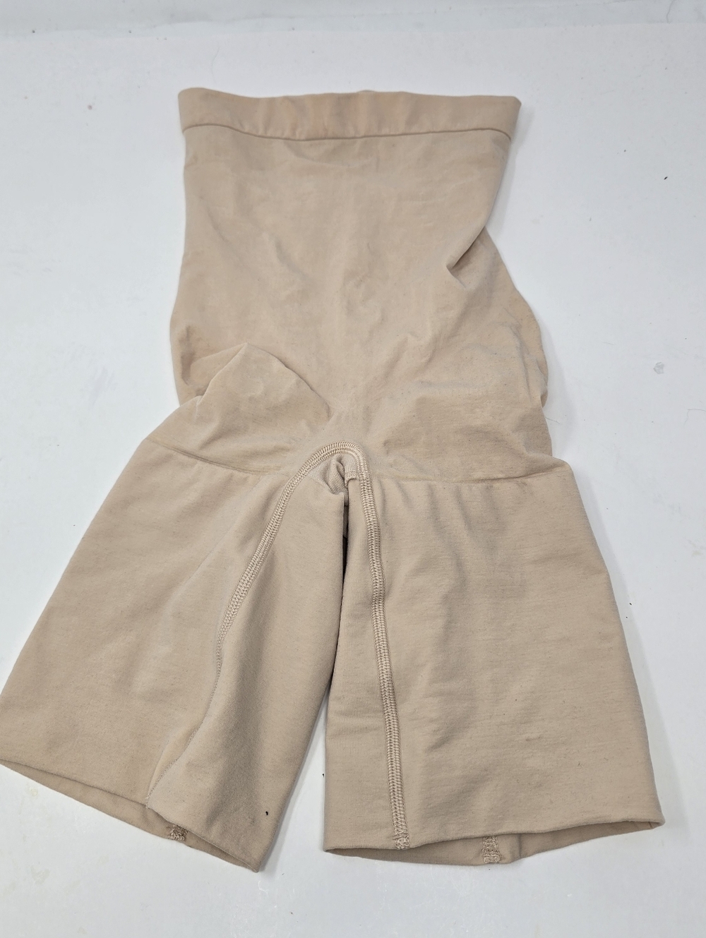Spanx 2745 Womens Small Nude Biege Seamless Power High waisted Shapewear